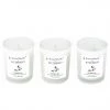 Ritzenhoff Bougie parfumée Coconut Lime (lot de 3) - Blanc