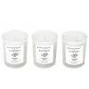 Ritzenhoff Bougie parfumée Sweet Pea (lot de 3) - Blanc