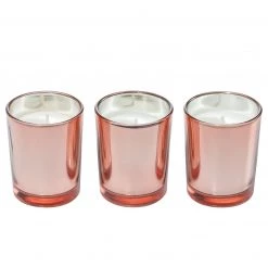 Ritzenhoff Bougie parfumée Blackberry (lot de 3) - Cuivre