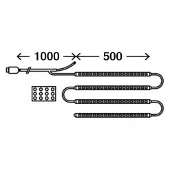 Briloner Bande lumineuse Led For Tv - Matière plastique - 48 ampoules 17 Briloner Bande lumineuse Led For Tv - Matière plastique - 48 ampoules -Pas Cher Décoration Magasin 1000183643 190807 16421300068 SKETCH DETAILS P000000001000183643 sketch