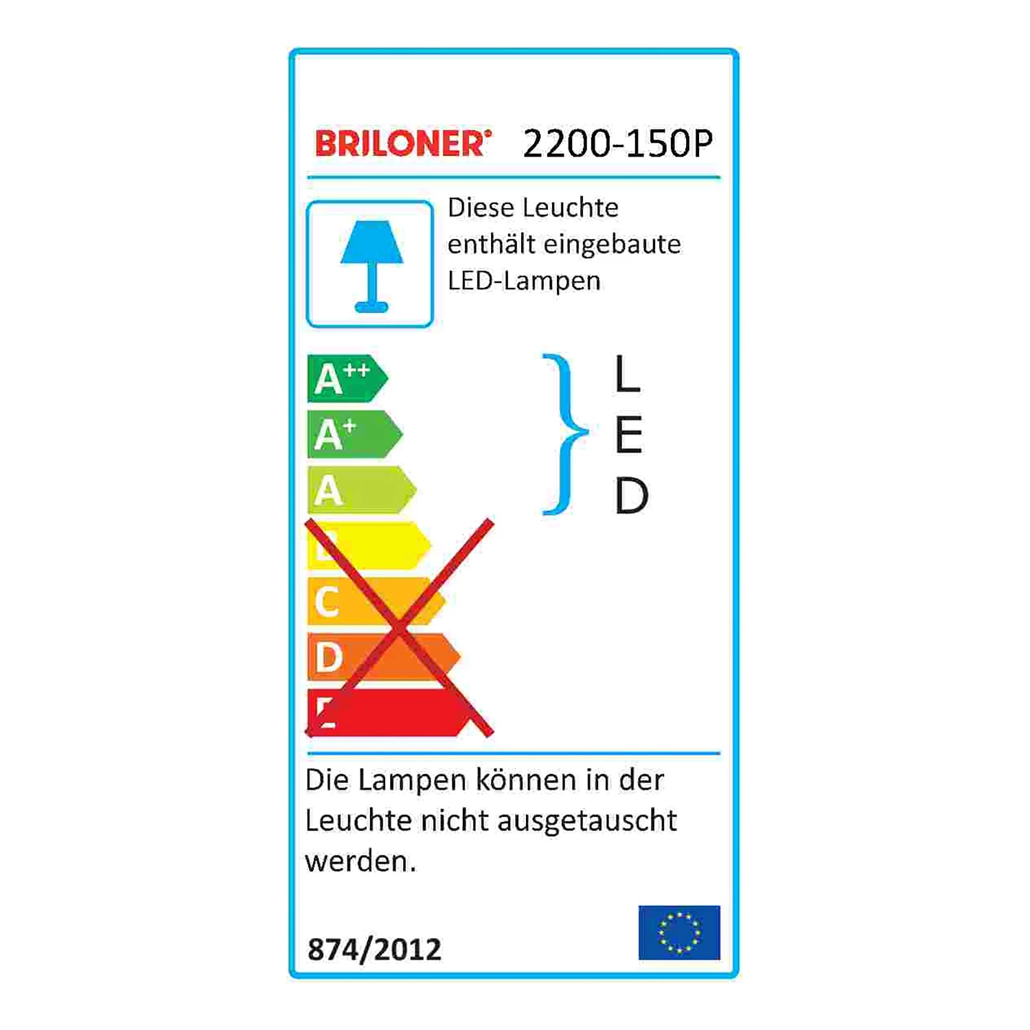 Briloner Bande lumineuse Led Superline - Matière plastique - 150 ampoules 8 Briloner Bande lumineuse Led Superline - Matière plastique - 150 ampoules – Image 8