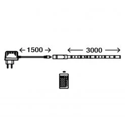 Briloner Guirlande lumineuse Led Superline - Matière plastique - 90 ampoules -Pas Cher Décoration Magasin 1000183649 190807 16422600117 SKETCH DETAILS P000000001000183649 sketch