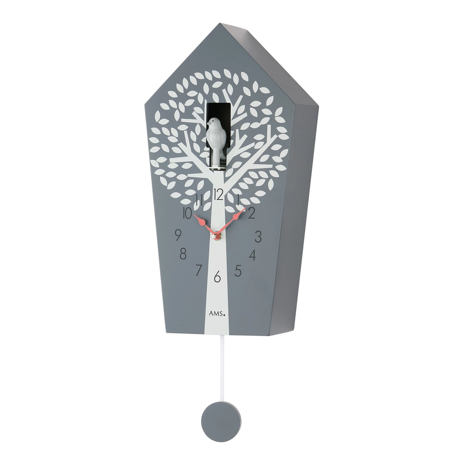 AMS Pendule Kukes - Quartz - Gris 1 AMS Pendule Kukes - Quartz - Gris