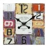 AMS Horloge murale Panica - Quartz - Multicolore