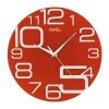 AMS Horloge murale Naranjo - Quartz - Rouge