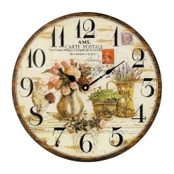 AMS Horloge murale Blumenau - Quartz - Multicolore