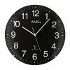 AMS Horloge murale Stege - Horloge - Noir / Blanc