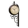 AMS Horloge murale Sonderso - Horloge - Marron foncé / Beige