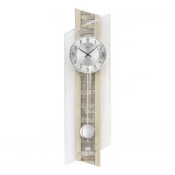 AMS Pendule Hocking - Horloge - Gris / Argenté