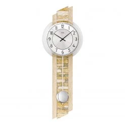 AMS Pendule Garin - Quartz - Marron / Argenté