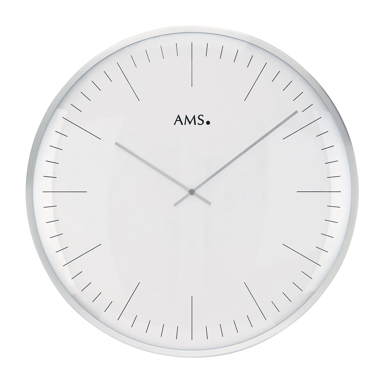 AMS Horloge murale Myponga - Quartz - Argenté 1 AMS Horloge murale Myponga - Quartz - Argenté