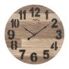 AMS Horloge murale Marilles - Quartz - Marron / Noir
