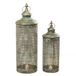 Boltze Lanterne Ragna - Fer - Métallisé / vert