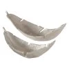 Boltze Coupes décoratives feuilles (lot de 2) - Aluminium