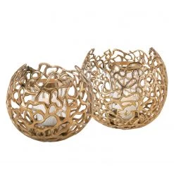 Boltze Photophores Fidan (lot de 2) - Aluminium