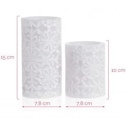 Pauleen Bougie LED Little Lilac - Cire - 2 ampoules -Pas Cher Décoration Magasin 1000192693 210430 11294800011 SKETCH DETAILS P000000001000192693 sketch