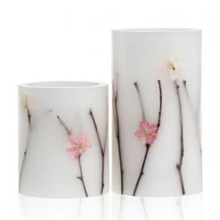 Pauleen Bougie LED Shiny Blossom (lot de 2) - Cire - 2 ampoules -Pas Cher Décoration Magasin 1000192703 191112 13220100200 DETAILS P000000001000192703
