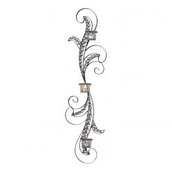 Twentyfour Bougeoir Fairlee - Fer - Noir