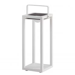 Best Freizeitmöbel Lanterne solaire Cloyd IV - Aluminium - Blanc