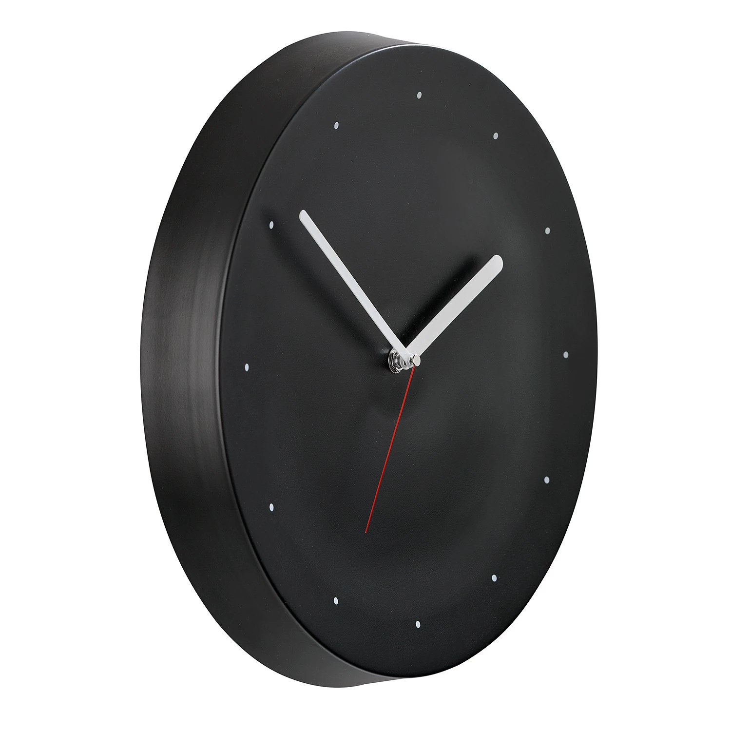 Sompex Horloge murale Warsaw - Aluminium - Noir 2 Sompex Horloge murale Warsaw - Aluminium - Noir – Image 2
