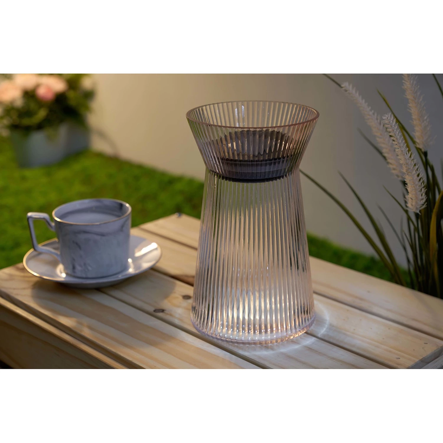 Pauleen Lanterne solaire Sunshine Passion - Verre - 1 ampoule 3 Pauleen Lanterne solaire Sunshine Passion - Verre - 1 ampoule – Image 3