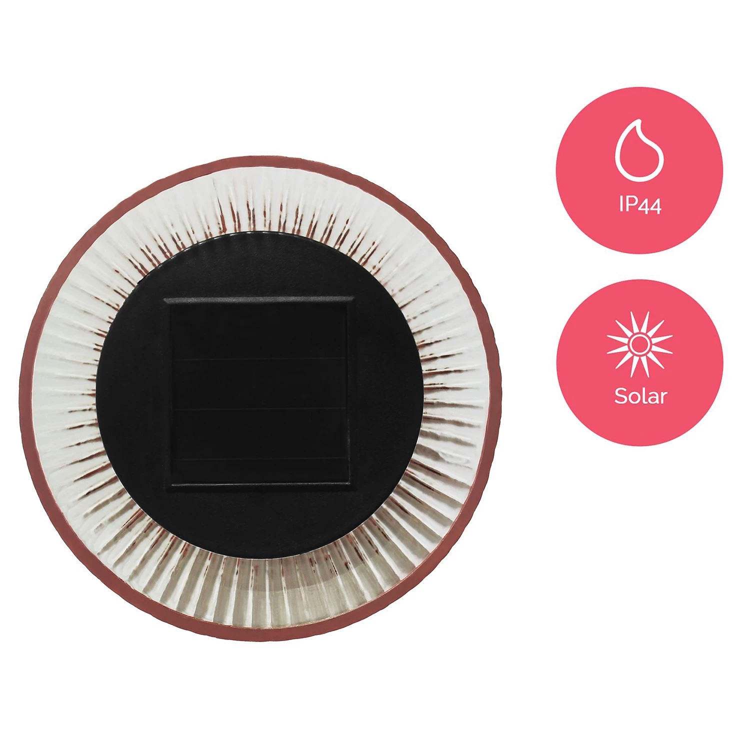 Pauleen Lanterne solaire Sunshine Passion - Verre - 1 ampoule 4 Pauleen Lanterne solaire Sunshine Passion - Verre - 1 ampoule – Image 4