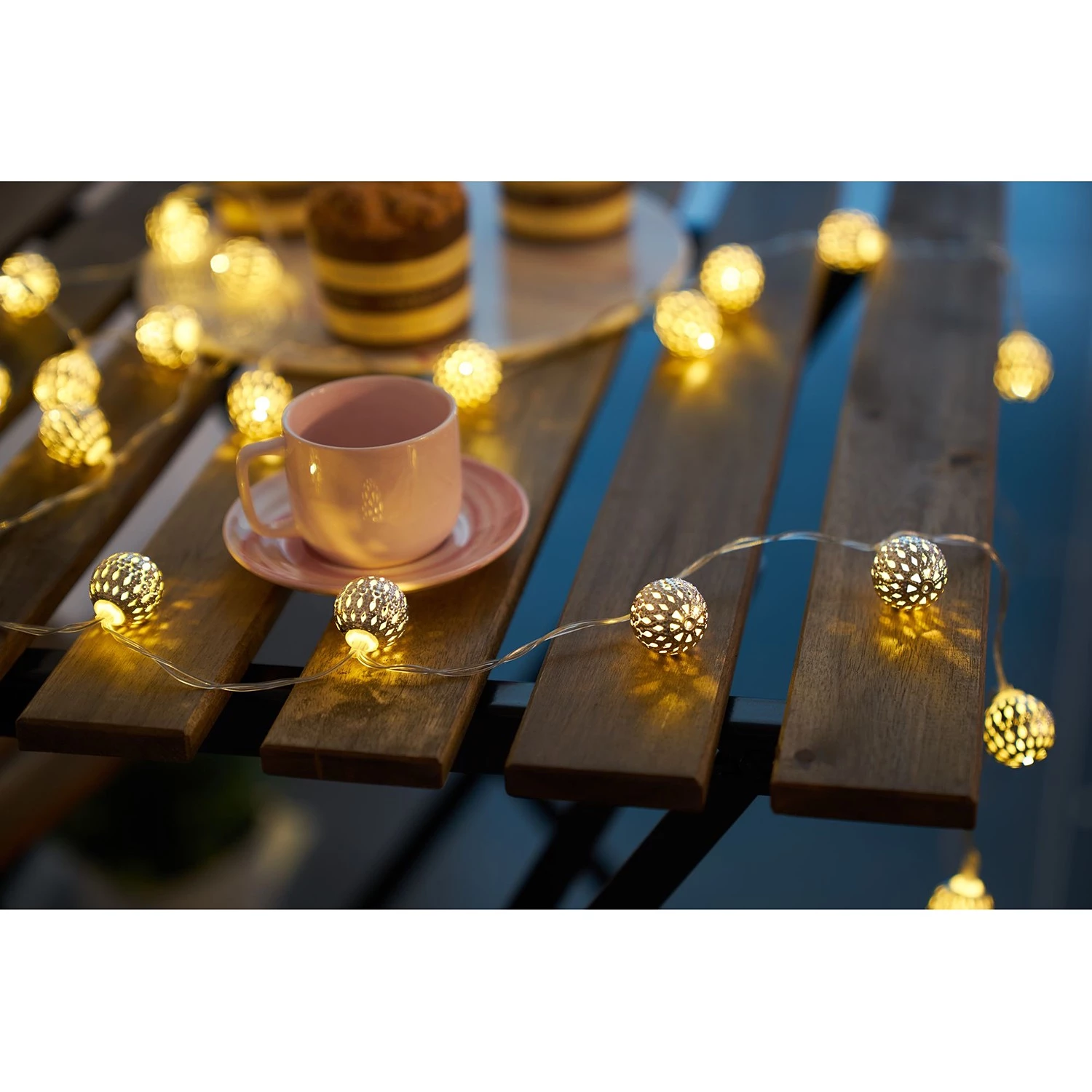 Pauleen Guirlande solaire Sunshine Glamour - Silicone / Aluminium - 20 ampoules 2 Pauleen Guirlande solaire Sunshine Glamour - Silicone / Aluminium - 20 ampoules – Image 2