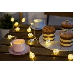 Pauleen Guirlande solaire Sunshine Glamour - Silicone / Aluminium - 20 ampoules 11 Pauleen Guirlande solaire Sunshine Glamour - Silicone / Aluminium - 20 ampoules -Pas Cher Décoration Magasin 1000214484 200528 17090200083 MOOD DETAILS P000000001000214484 mood