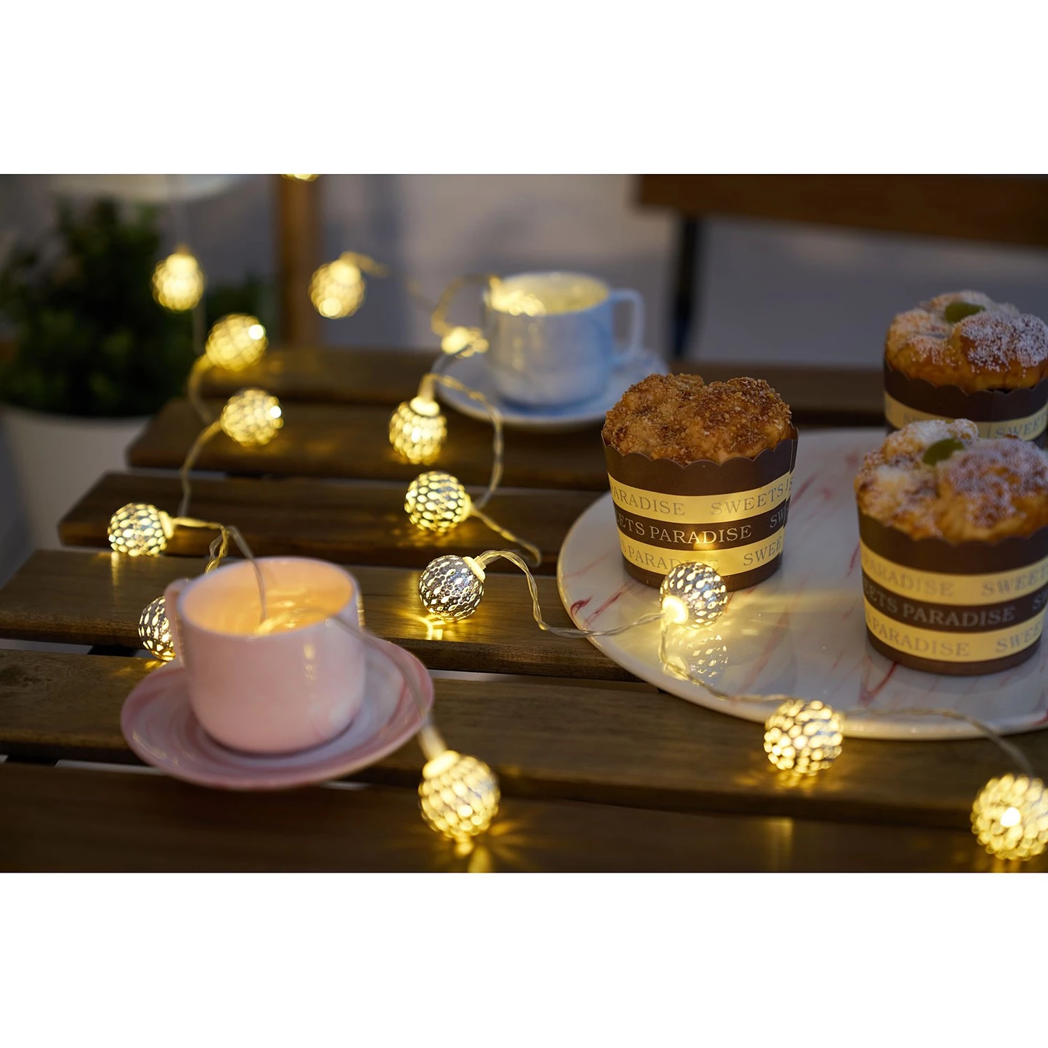 Pauleen Guirlande solaire Sunshine Glamour - Silicone / Aluminium - 20 ampoules 3 Pauleen Guirlande solaire Sunshine Glamour - Silicone / Aluminium - 20 ampoules – Image 3