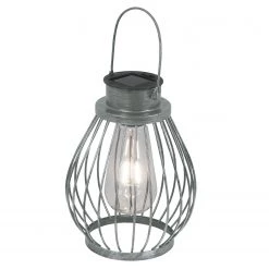 Näve Borne éclairage extérieur Ogwell - Verre transparent / Aluminium - 1 ampoule