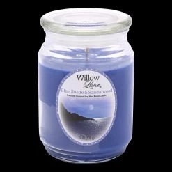 Candle-Lite Company Bougie parfumée Blue Suede & Sandalwood - 538 Gramm