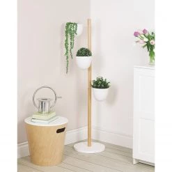 Umbra Porte plante Floristand - Acier / Hêtre massif - Multicolore -Pas Cher Décoration Magasin 1000219557 200728 09535400158 MOOD DETAILS P000000001000219557 mood