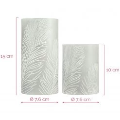 Pauleen Bougies en cire Cosy Feather (lot de 2) - Cire - 2 ampoules 17 Pauleen Bougies en cire Cosy Feather (lot de 2) - Cire - 2 ampoules -Pas Cher Décoration Magasin 1000229344 210430 11315500093 SKETCH DETAILS P000000001000229344 sketch