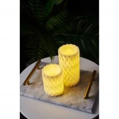 Pauleen Bougies en cire Cosy Pearl (lot de 2) - Cire - 2 ampoules -Pas Cher Décoration Magasin 1000229345 201111 13030900093 MOOD DETAILS P000000001000229345 mood