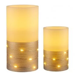 Pauleen Bougies en cire Fairy Lights (lot de 2) - Cire - 2 ampoules