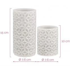 Pauleen Bougies en cire Cosy Ornament (lot de 2) - Cire - 2 ampoules -Pas Cher Décoration Magasin 1000229348 210430 11320100097 SKETCH DETAILS P000000001000229348 sketch