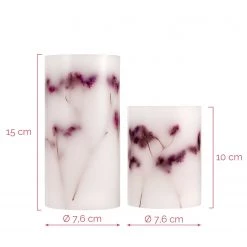 Pauleen Bougies en cire Shiny Bloom (lot de 2) - Cire - 2 ampoules 16 Pauleen Bougies en cire Shiny Bloom (lot de 2) - Cire - 2 ampoules -Pas Cher Décoration Magasin 1000229351 201111 13041400153 SKETCH DETAILS P000000001000229351 sketch