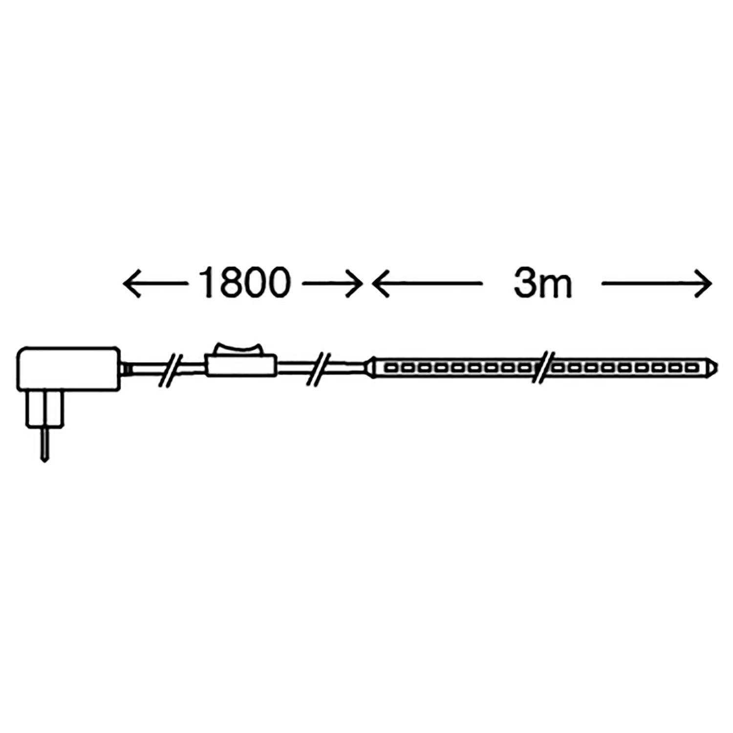 Briloner Bande lumineuse Led Superline - Polycarbonate / Fer - 90 ampoules 2 Briloner Bande lumineuse Led Superline - Polycarbonate / Fer - 90 ampoules – Image 2