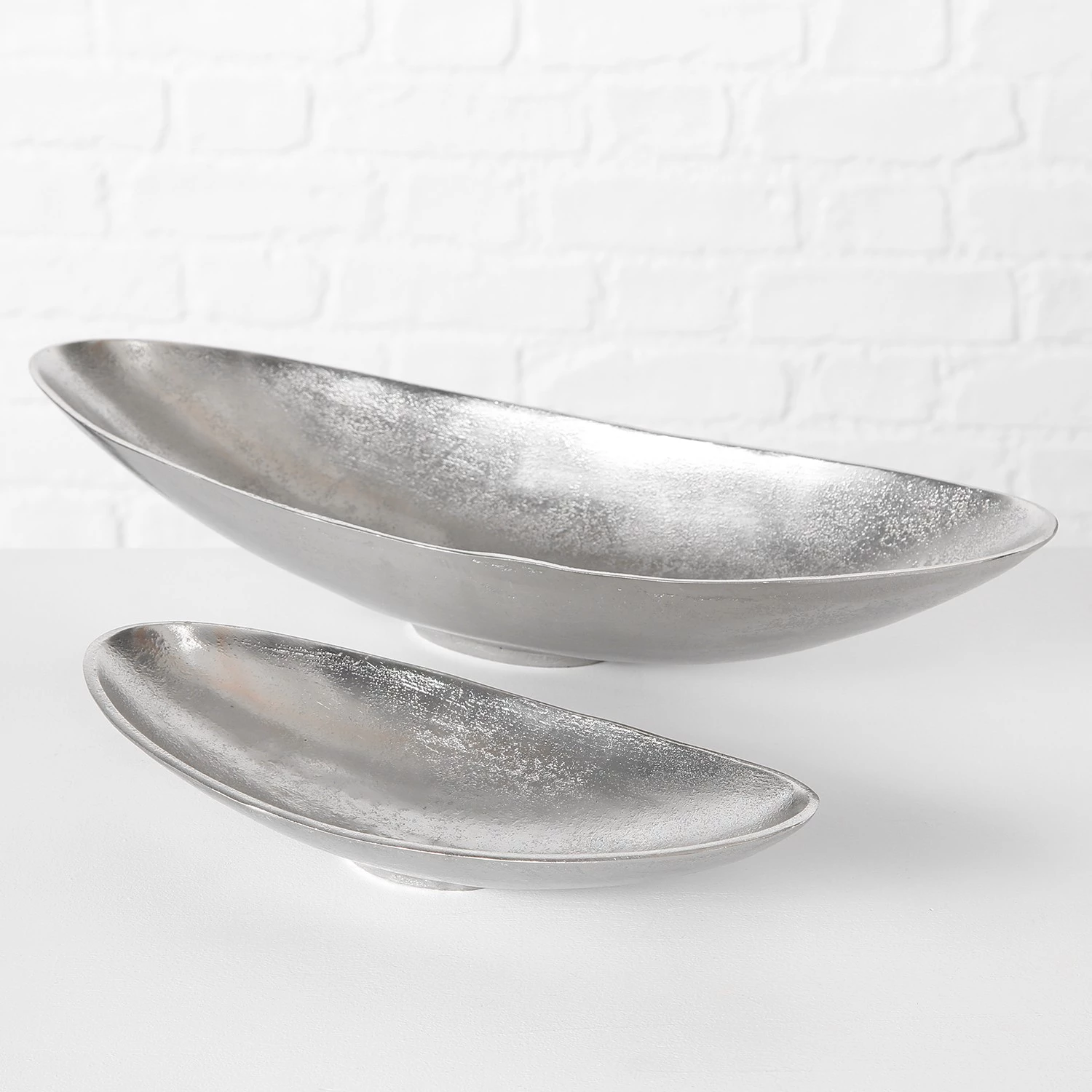 Boltze Coupes Phénix (2 éléments) - Aluminium - Argenté 2 Boltze Coupes Phénix (2 éléments) - Aluminium - Argenté – Image 2