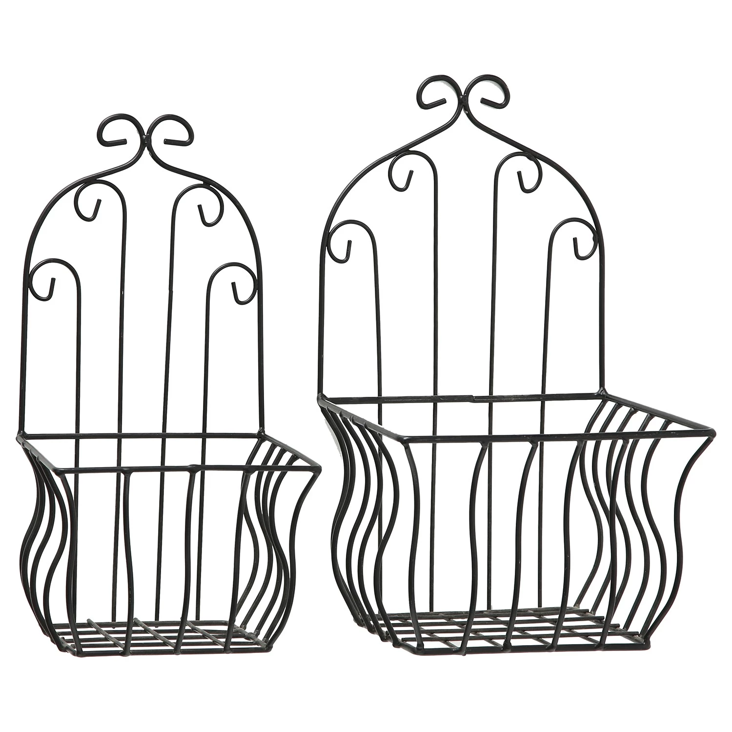 Boltze Suspensions plante Korb (2 éléments) - Fer - Noir 1 Boltze Suspensions plante Korb (2 éléments) - Fer - Noir