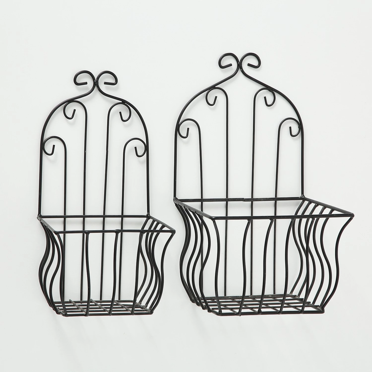 Boltze Suspensions plante Korb (2 éléments) - Fer - Noir 2 Boltze Suspensions plante Korb (2 éléments) - Fer - Noir – Image 2