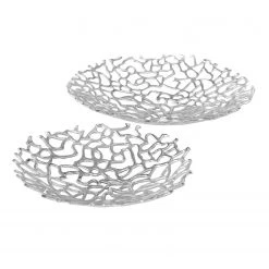 Boltze Coupes Fidan II (2 éléments) - Aluminium - Argenté -Pas Cher Décoration Magasin 1000236349 210202 12472500072 DETAILS P000000001000236349