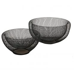 Boltze Coupes Seoul IV (2 éléments) - Fer - Noir