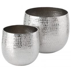 Boltze Pots de fleur Detroit (2 éléments) - Aluminium - Argenté 8 Boltze Pots de fleur Detroit (2 éléments) - Aluminium - Argenté -Pas Cher Décoration Magasin 1000236372 210202 12473800191 DETAILS P000000001000236372