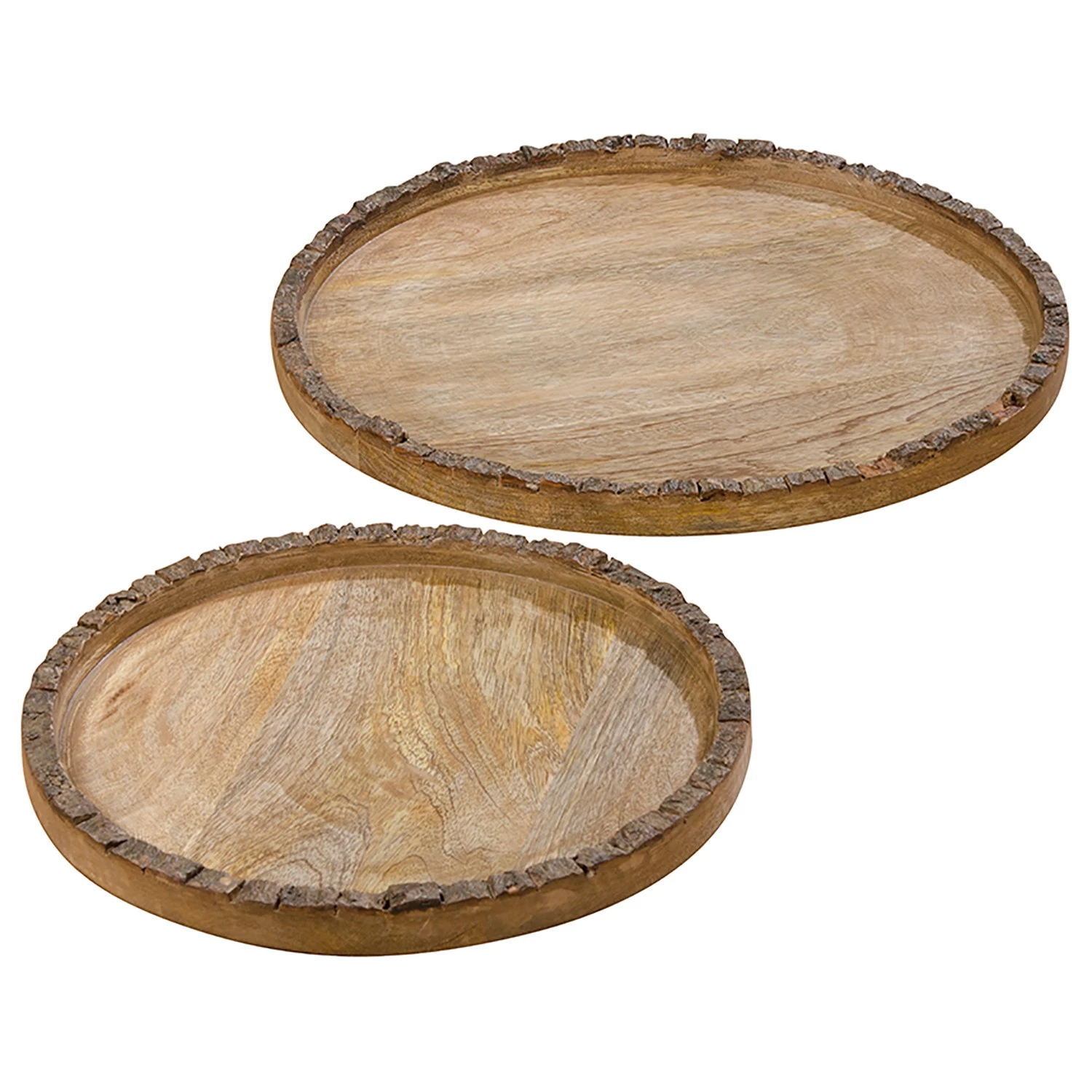 Boltze Coupes décoratives Widdo (2 éléments) - Manguier - Naturel 3 Boltze Coupes décoratives Widdo (2 éléments) - Manguier - Naturel – Image 3