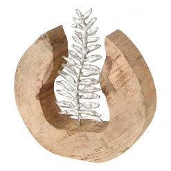 Boltze Objet décoratif Blatt - Manguier - Naturel