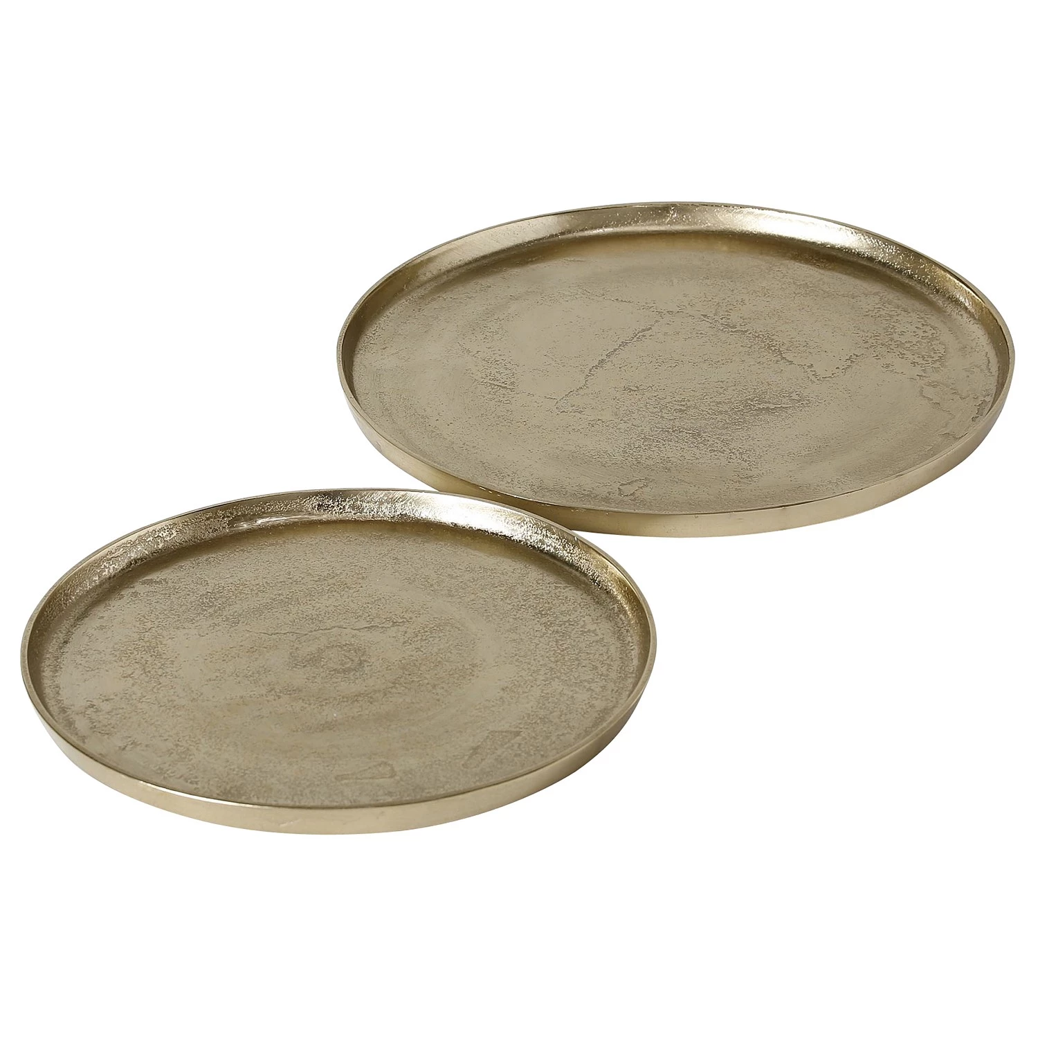 Boltze Coupes décoratives Neska (2 éléments) - Aluminium - Doré 1 Boltze Coupes décoratives Neska (2 éléments) - Aluminium - Doré