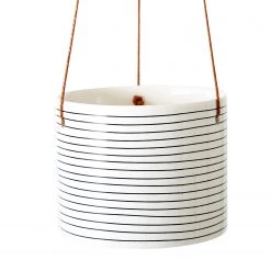 Boltze Pots de fleur Sannie (2 éléments) - Dolomite - Noir / Blanc -Pas Cher Décoration Magasin 1000236482 210202 12490200570 DETAILS P000000001000236482