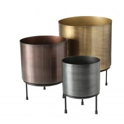 Boltze Pots de fleur Dean (3 éléments) - Fer - Marron vieilli 11 Boltze Pots de fleur Dean (3 éléments) - Fer - Marron vieilli -Pas Cher Décoration Magasin 1000236557 210202 12500800818 DETAILS P000000001000236557