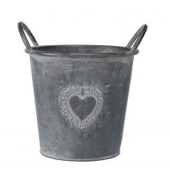 Boltze Pots de fleur Silvie II (3 éléments) - Zinc - Gris -Pas Cher Décoration Magasin 1000236560 210202 12501400828 DETAILS P000000001000236560